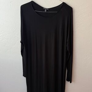 Eileen Fisher Charcoal Long Sleeve Dress